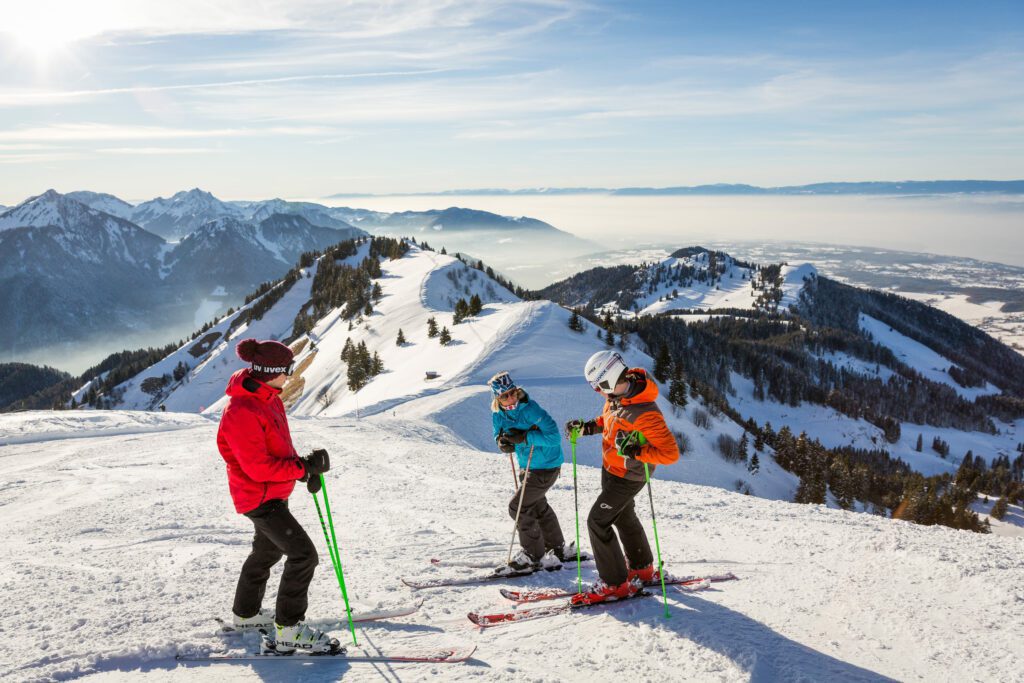 Bernex hiver ski paysage